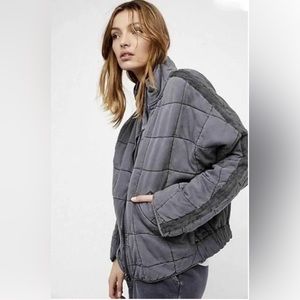 Free people Dolman Quilted Knit Jacket